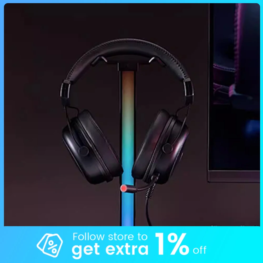 

Наушники Rapoo VH300S с эффектом виртуального объемного звука 7.1, RGB-подсветкой, низкой задержкой, микрофоном с шумоподавлением и амбушюрами для геймеров