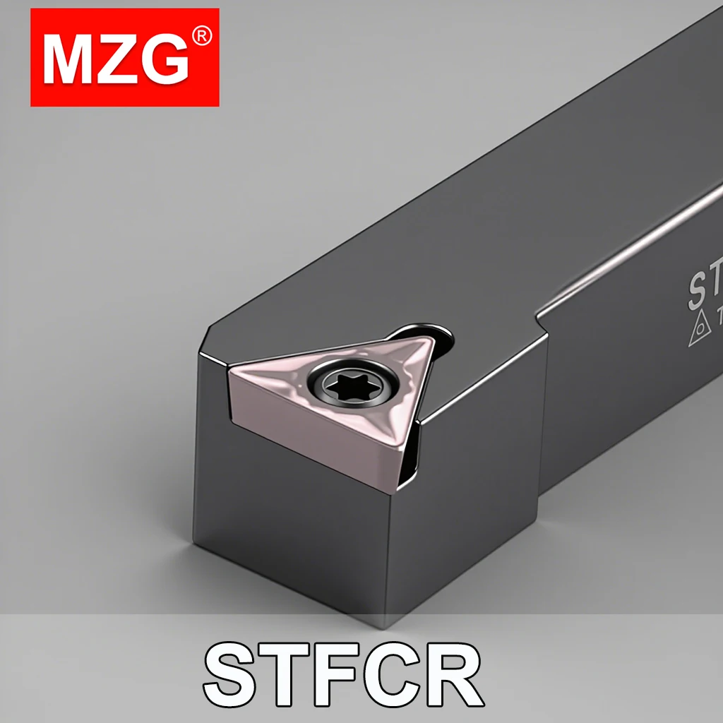 

MZG STFCR1010 STFCR1212 STFCR1616 STFCR2020 STFCR2525 Внешний токарный инструмент STFCR STFCL Режущий брусок с ЧПУ TCMT Держатель вставки