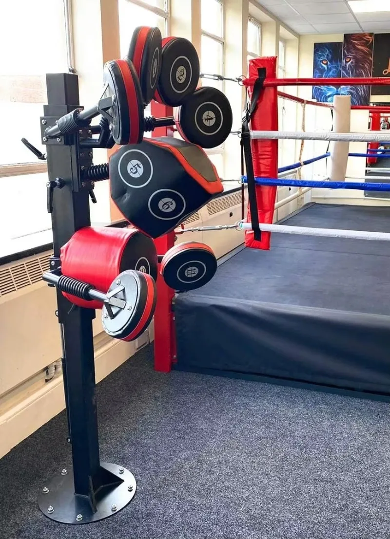 Focus Training Boxing Kick Target Hand Pad Rack Adjustable Gloves Gym Trainer Boxing Rack Boxing Focus Gloves