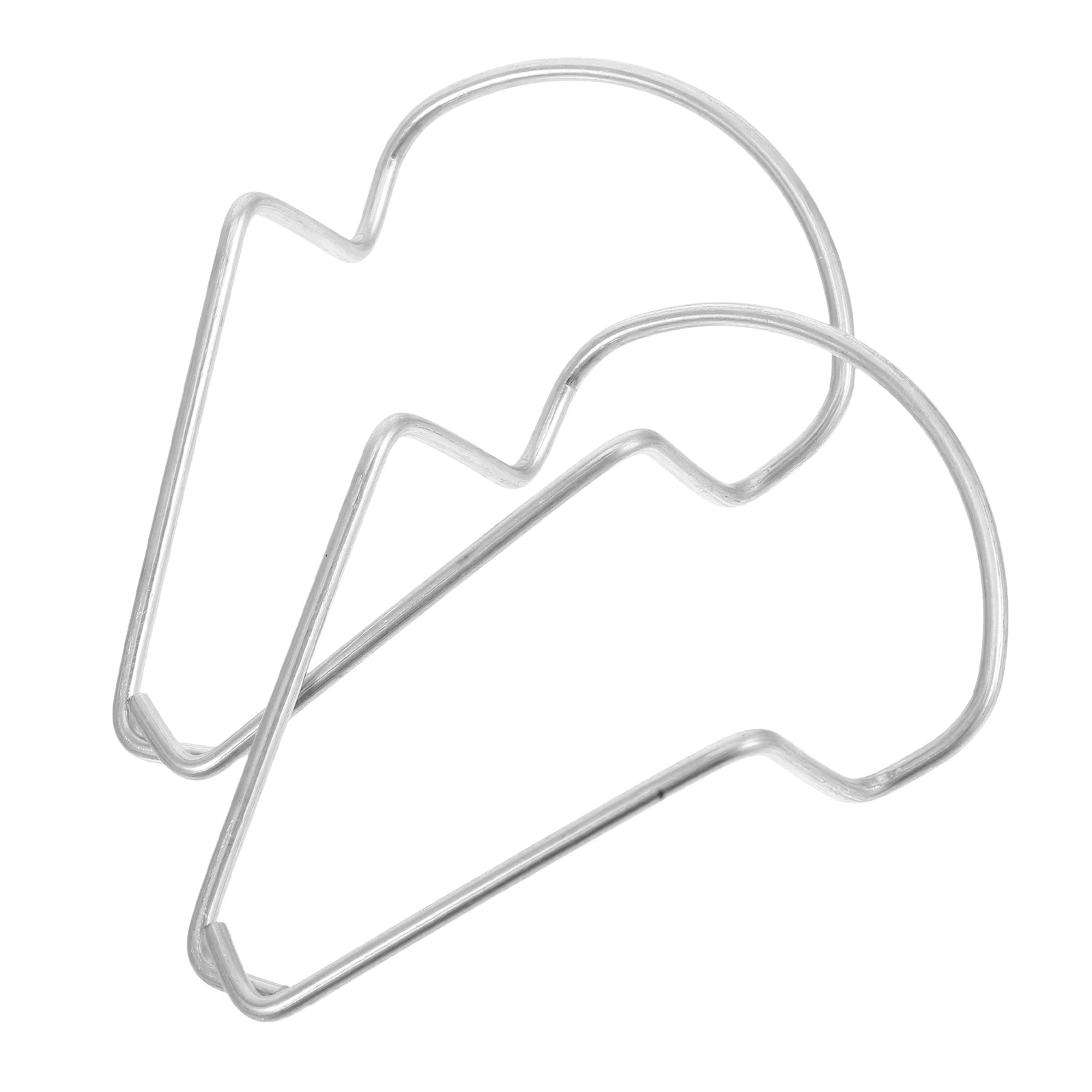 2 Pcs Garden Tool Part Blade Protector Replacement for Lawn Mower Accessory Trimmer Stainless Steel Fitting