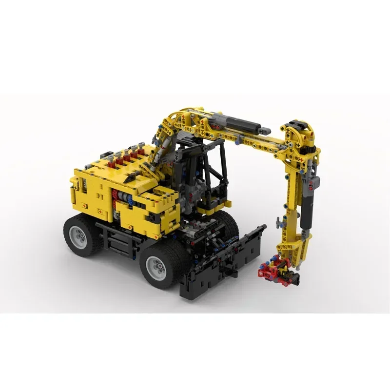 MOC- 143169   M 317 F حفارة في كتل تجميع الربط • 1525 أجزاء مكعبات البناء عيد ميلاد الأطفال لعبة المكعبات هدية