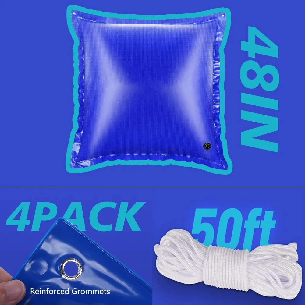 Pool Winterizing 113cm Ground Pool Air Pillow Compatible With Ground Pools Reinforced Eyelets Seasonal Pool Care