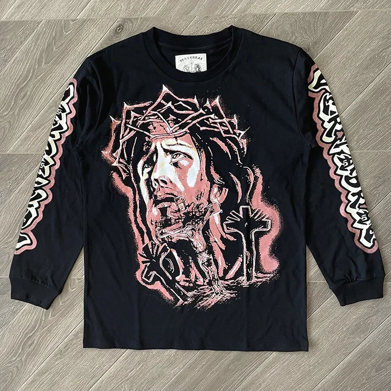 Vertabrae Jesus Long Sleeve tee