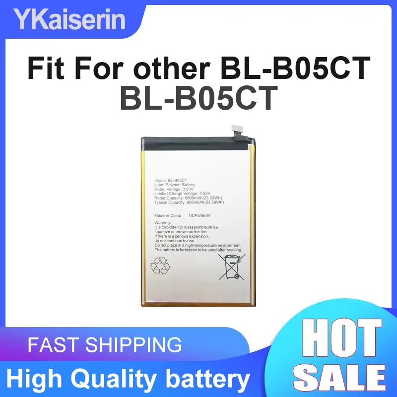 Mobile Phone Battery Premium Replacement Fit For Other BL-B05CT 6000mAh