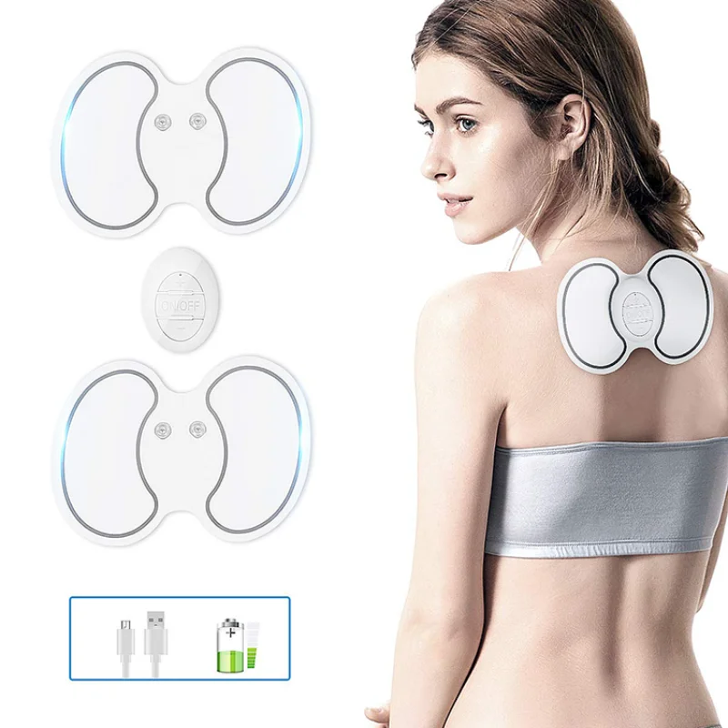 Wireless TENS Unit EMS Muscle Stimulator Machine Electric Pulse Massager Rechargeable ABS Stimulator muscle trainer