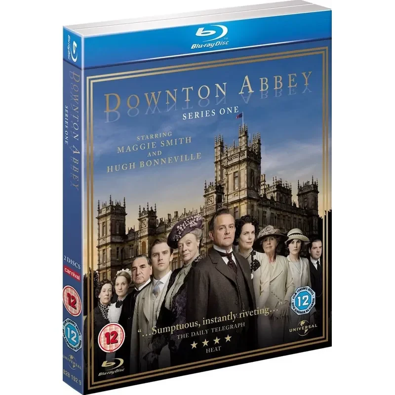 

Downton Abbey Seasons 1–6 Plus Movie Version BD Blu-ray High Definition DVD British Drama Official Full Version 19 Discs