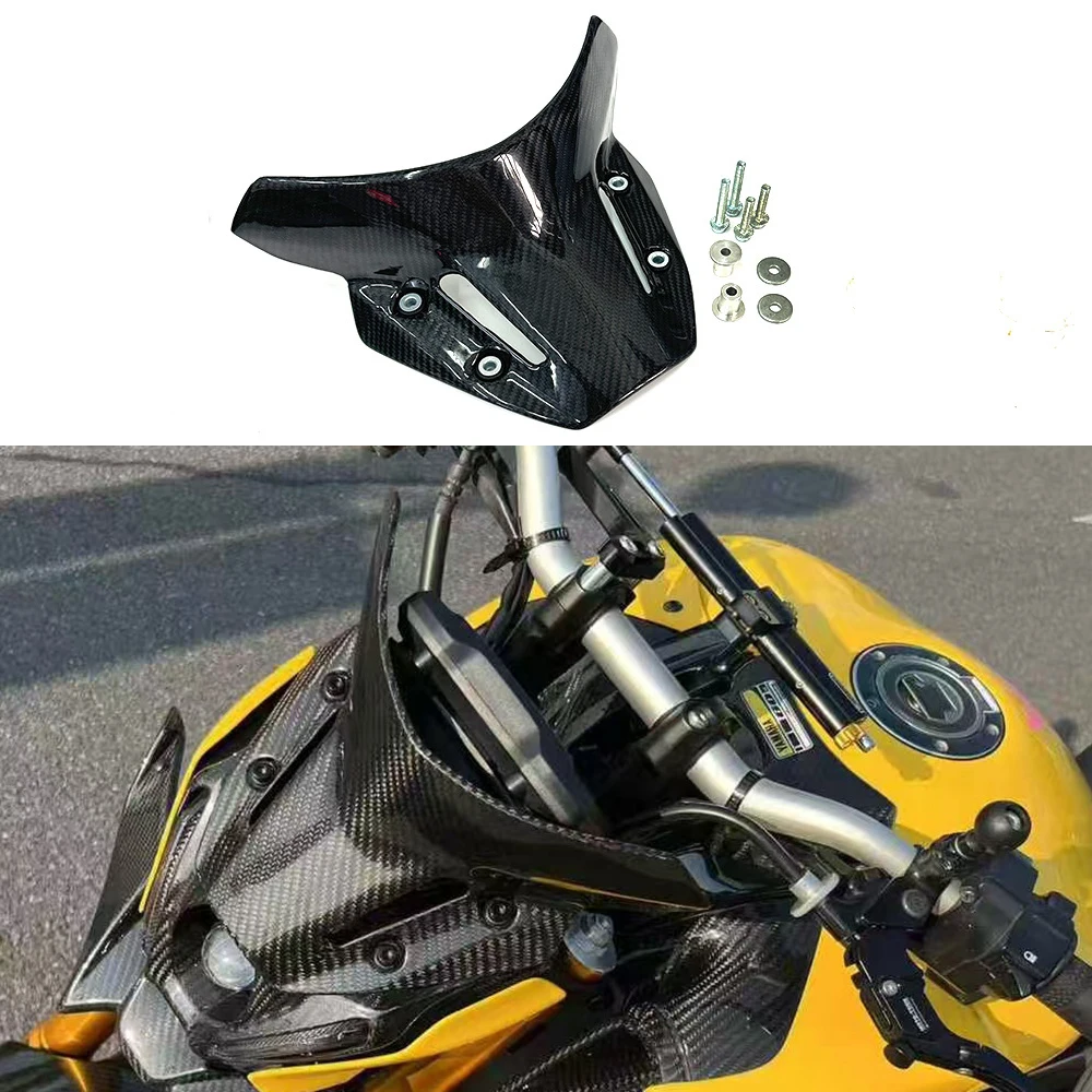 

Carbon fiber Windshield Windscreen For YAMAHA MT-09 FZ-09 SP MT09 FZ09 MT FZ 09 Motorcycle 2021-2023 Side Wind Screen Deflecto