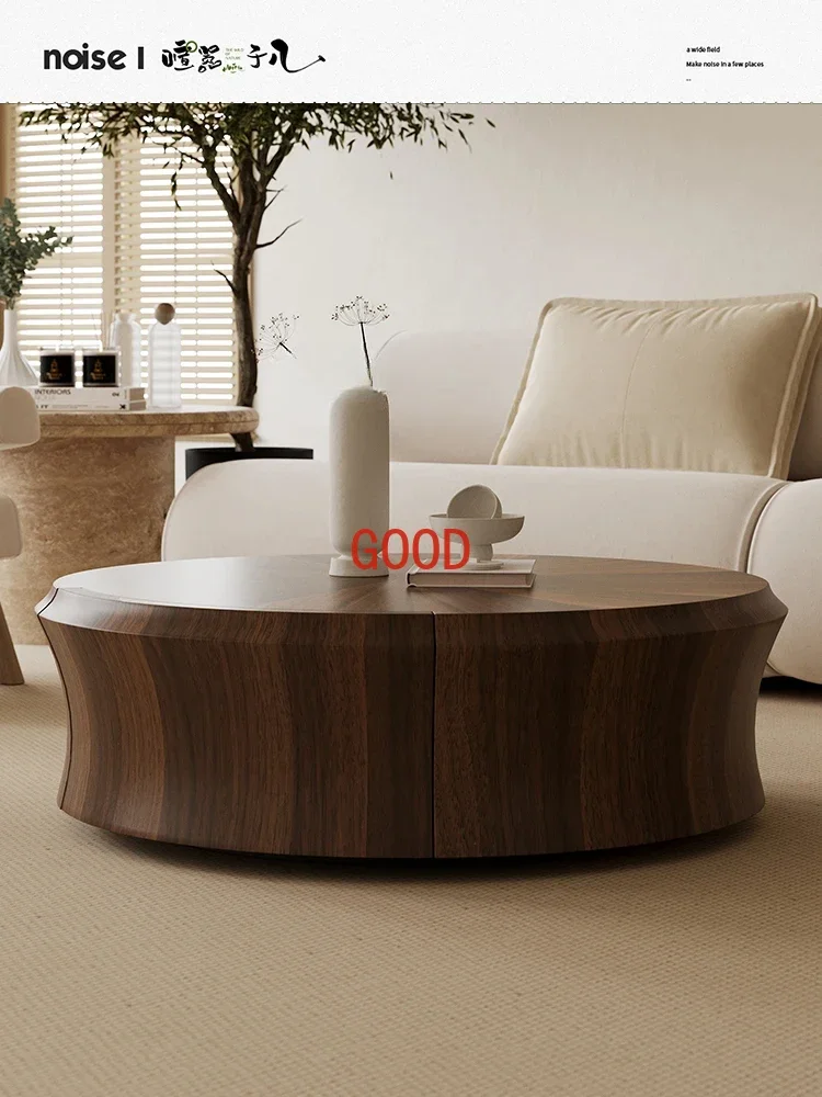 Home Minimalist High-Grade round Table  Light Luxury Silent Style Sofa and Tea Table