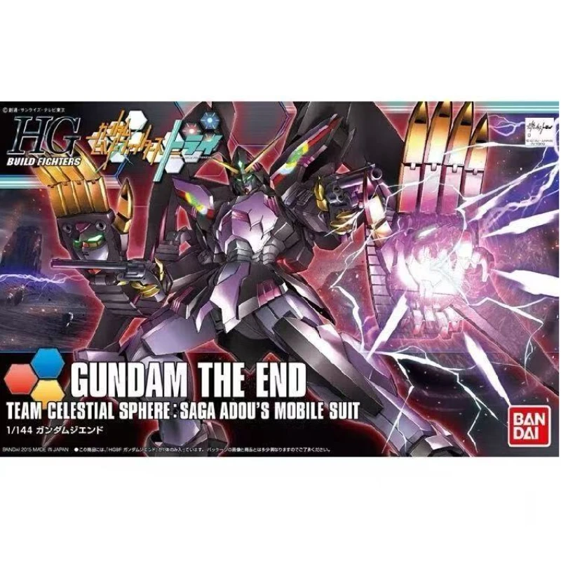 

In Stock Bandai Original Gundam HGBF 1/144 036 End Assembling Model Collect Holiday Gifts Decoration Ornaments Mecha Figures Toy