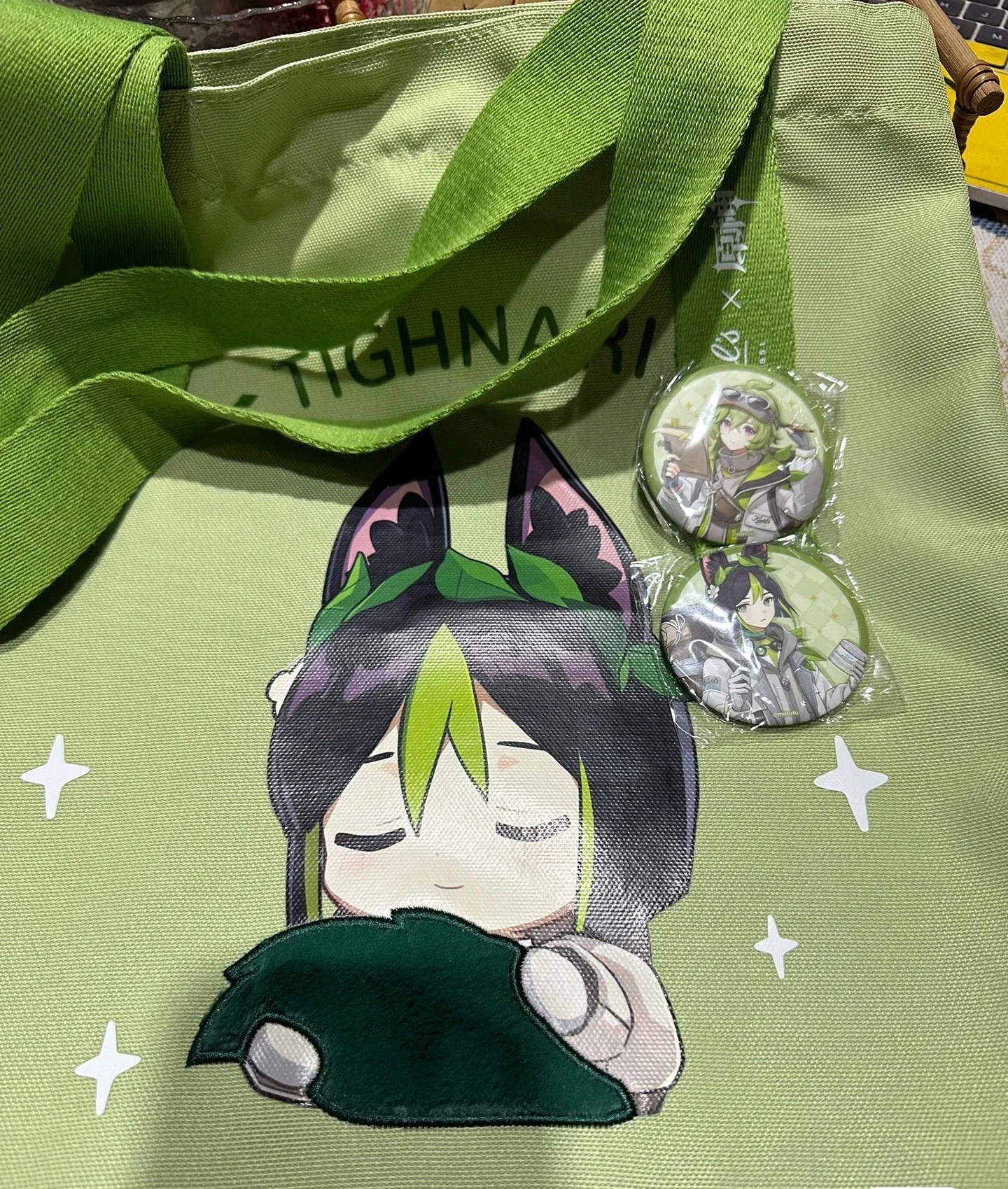 GS Impact Merch Acrylic Stand Tinplate Badge Keychain Pendant Aramani Plush Bag Tighnari Hair Band Collei Limited Edition