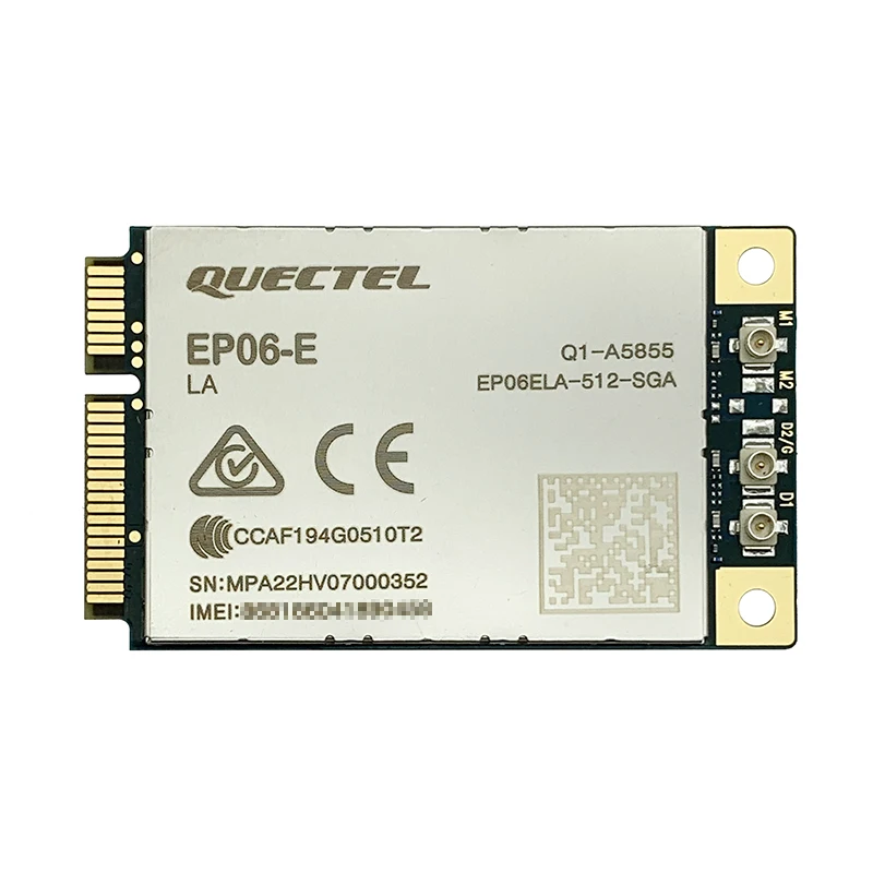 Quectel EP06-E LTE-A Cat6 Module With MINI PCIE To USB 3.0 Adapter Board For EMEA APAC Brazil GNSS Receiver MIMO Aggregation