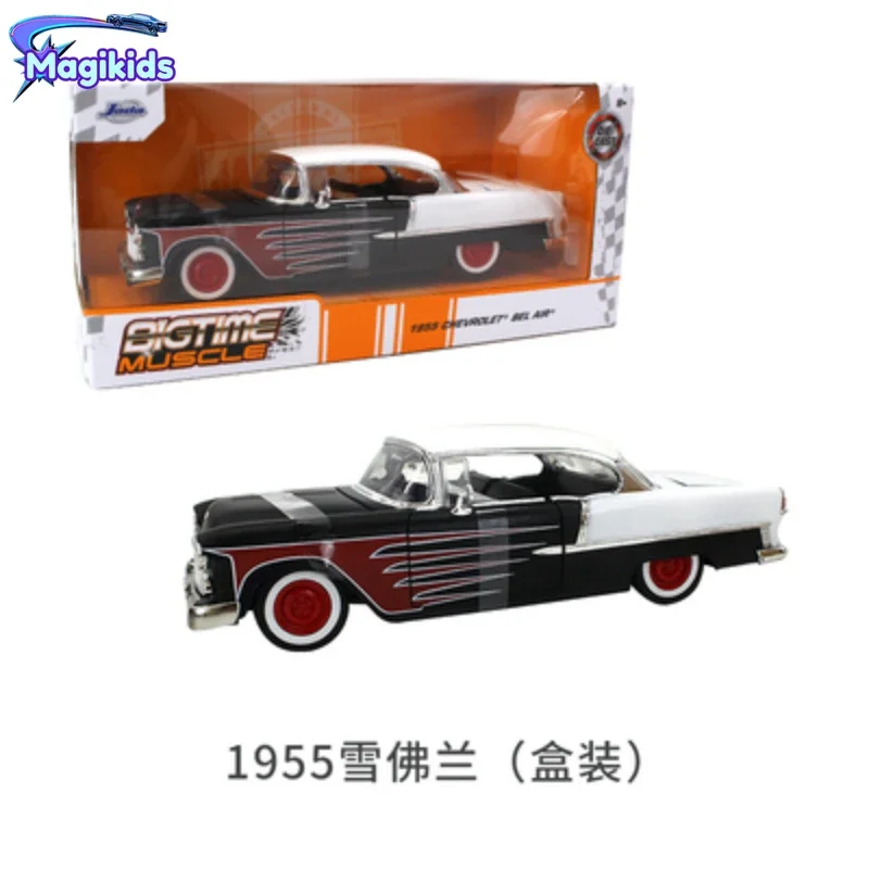 1:24 1955 Chevrolet BEL AIR High Simulation Diecast Car Metal CHEVY Alloy Model Car Gift Collection