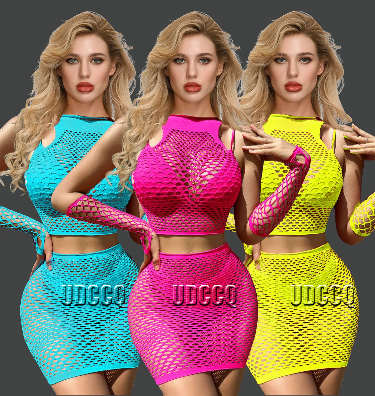 

Sexy Sleepwear Babydoll BODYSUIT Mesh Nightdress Intimate cosplay Catsuit Nightwear dress plus size lingere skirt costume+glove