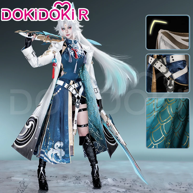 IN STOCK Feixiao Cosplay Costume Game Honkai: Star Rail Cosplay【S-2XL】DokiDoki-R Women Costume Foxian Feixiao Cosplay Plus Size