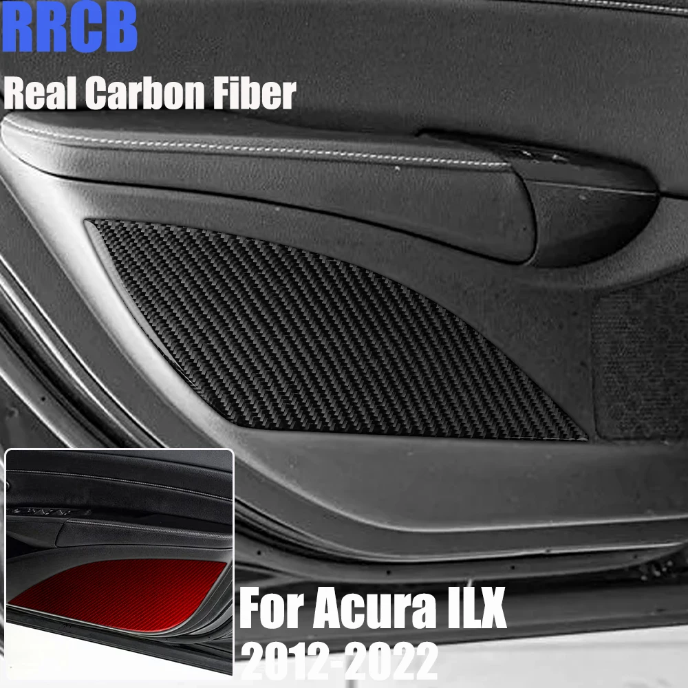 

Наклейки из настоящего карбона для дверных панелей автомобиля Acura ILX 2012-2022 годов выпуска
