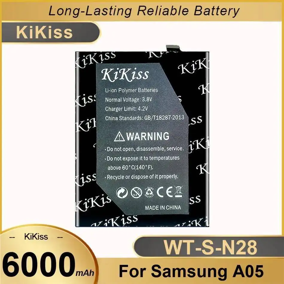 

WT-S-N28 6000 мАч для Samsung Galaxy A05 аккумулятор для мобильного телефона с высокой совместимостью