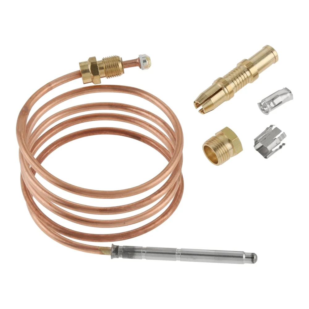 36 Inch Gas Stove Thermocouple Heater Part Burner Universal Fireplace Replace Adaptors Digital Temperature Controller With 4 Nut