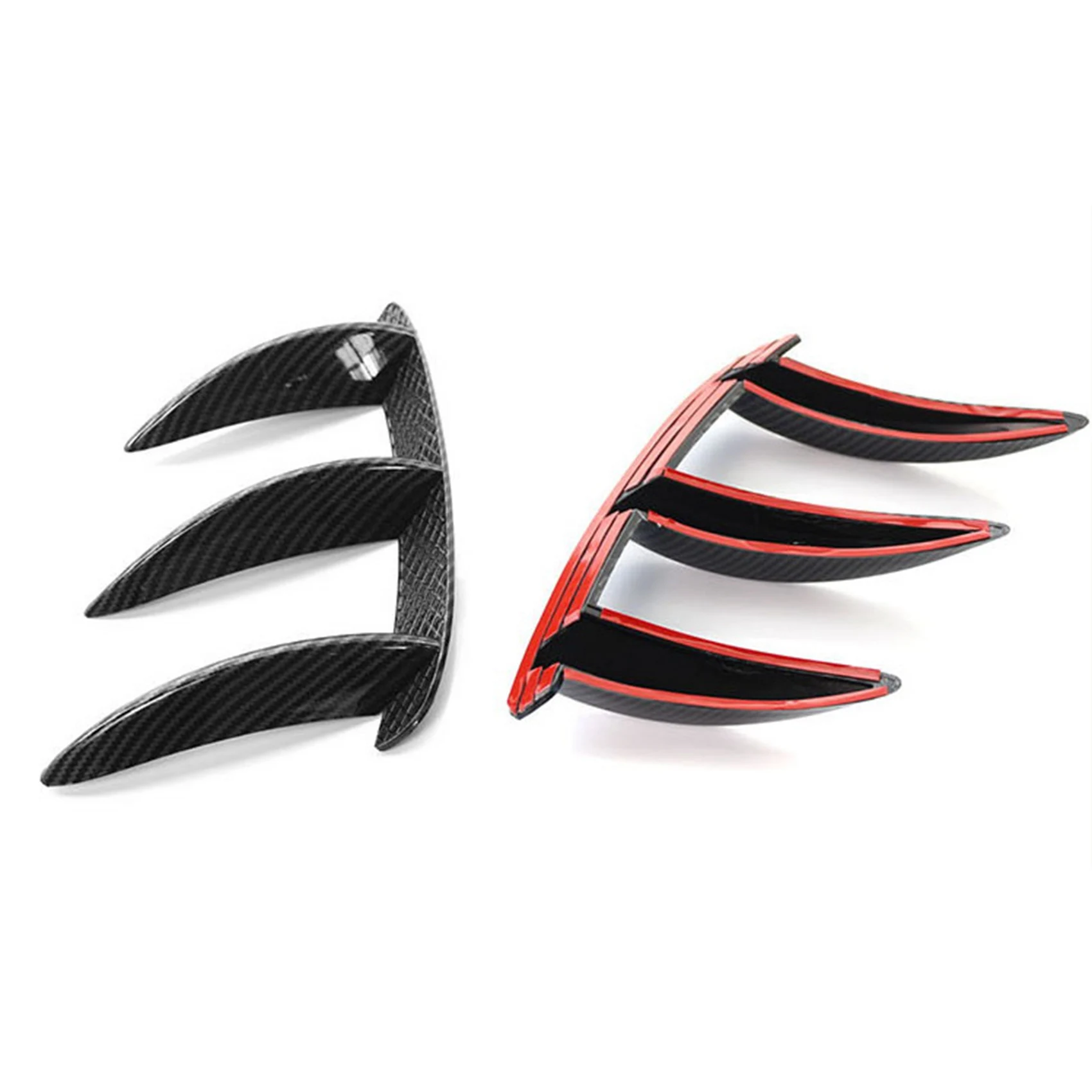 

Carbon Fiber Rear Bumper Lip Spoiler Canards Vents For Mercedes Benz W176 A200 A250 A45 AMG Car Accessories