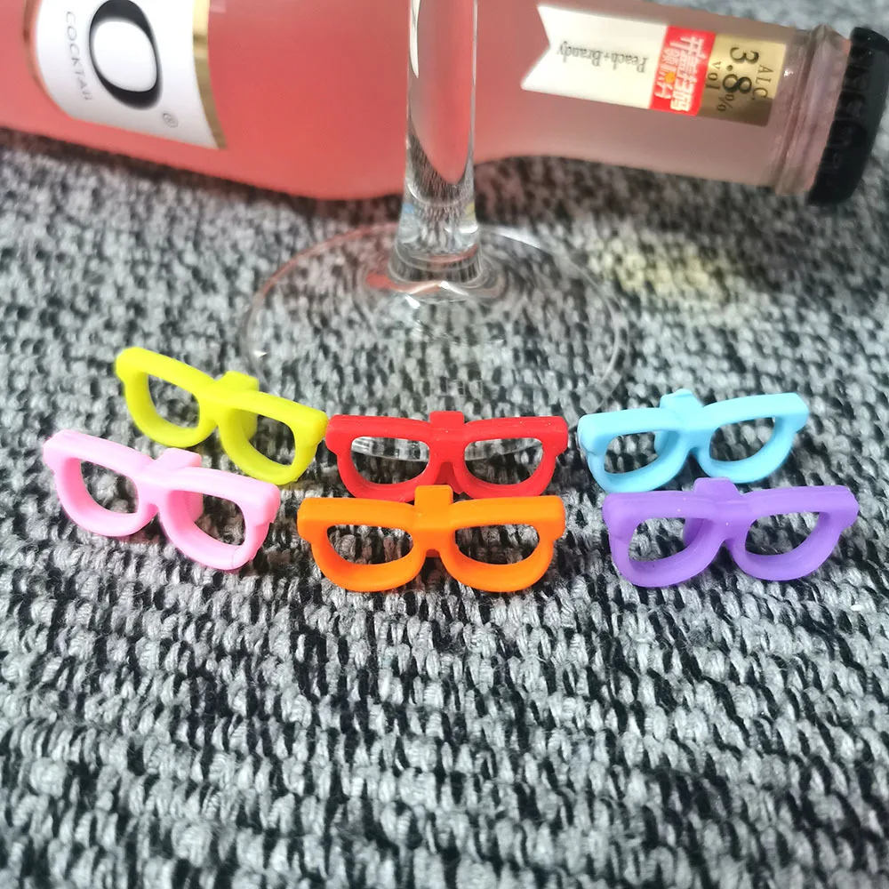 

1 шт., солнцезащитные очки, оправа для очков, форма для напитков, бокал для вина, маркер, идентификатор, аксессуары для бара