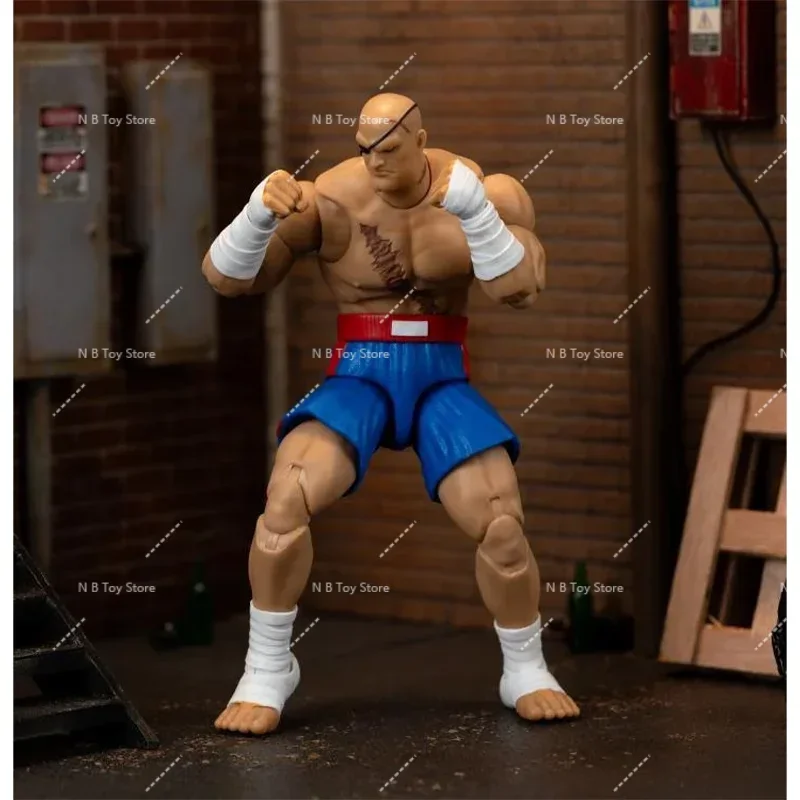 ของเล่น Jada Toys Ultra Street Fighter II The Ultimate Challenger SAGAT สต็อก ของสะสมโมเดลตัวละครอนิเมะแอคชั่น