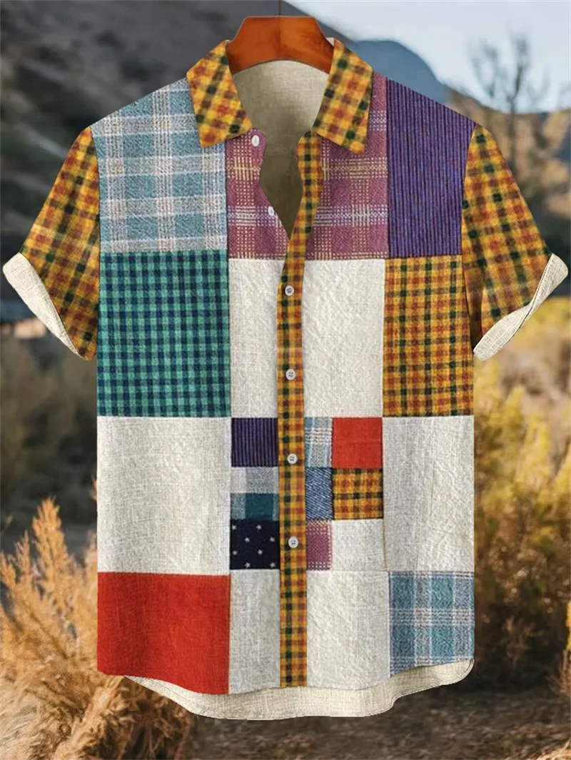 

Мужская японская художественная рубашка с короткими рукавами и 3D принтом «Ламиан Лапша», модная летняя винтажная рубашка, топ