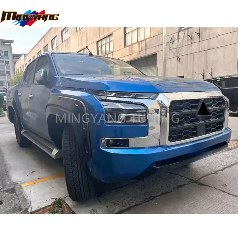 【2026】New Arrival Car Bumpers Accessories Bodykit With Clips For Mitsubishi Triton L200 2024 Low To High SPEC Version Clip-on Bo