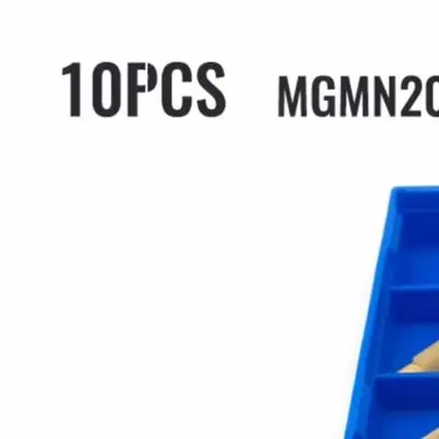 10 PCS MGMN200 Carbide Grooving Inserts Compatible with Standard for lathe Tool Holders for Steel and Cast Iron Applications