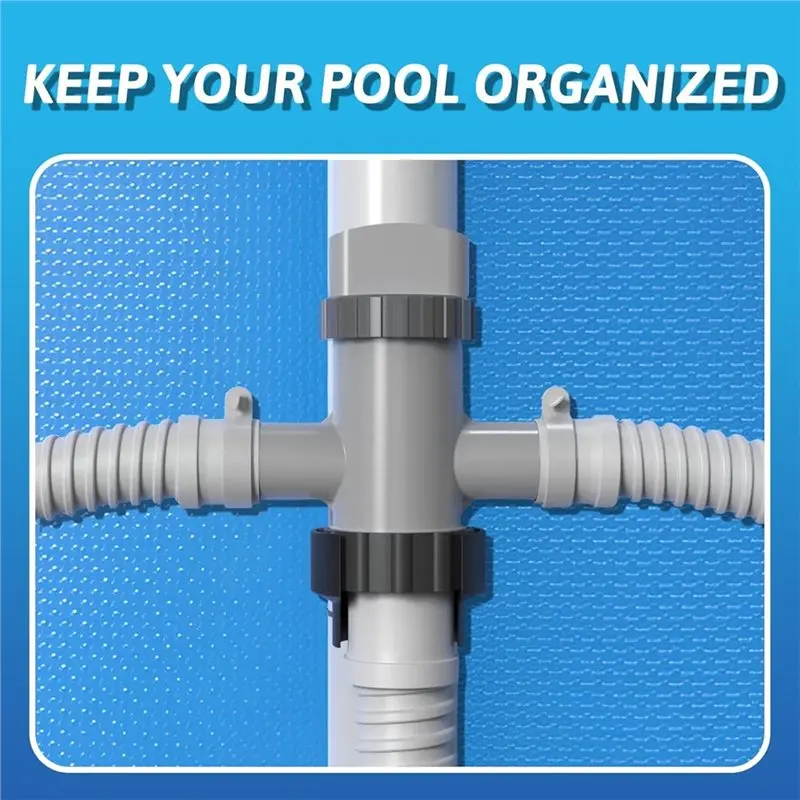 ABLK Quick Setup For 2Pcs Swimming Pool Plunger Valve Bracket Premium ABS For Major Brands