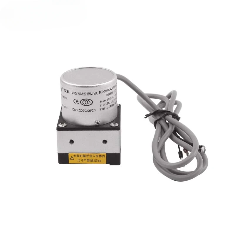 MIRAN Draw Wire Encoder 5K Linear Displacement Position Sensor MPS-XS-R Easy Installation