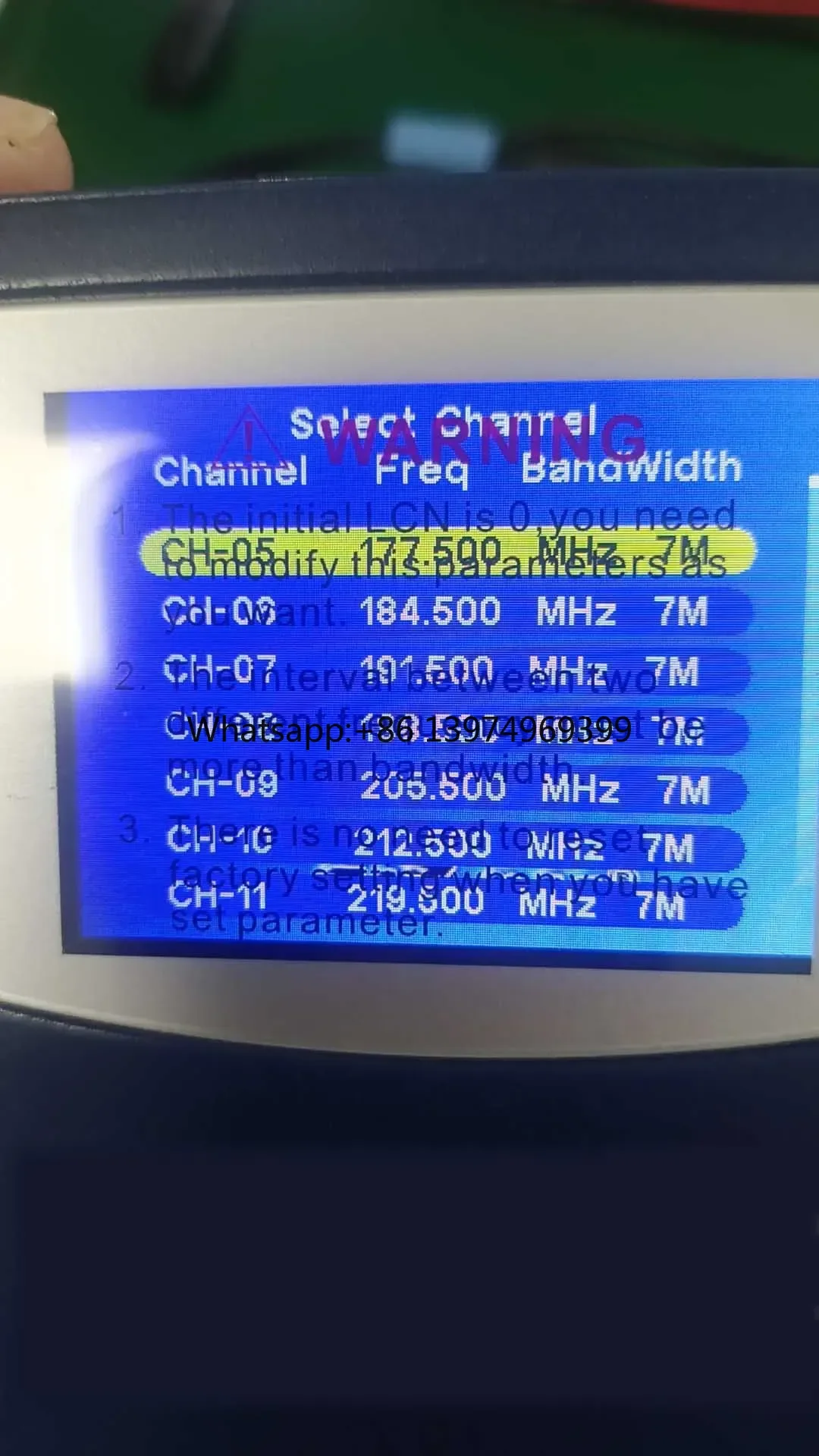 DMB 9590 Single Channel H264 Single HDM I Ito  DVBT ISDBT DVBC Digital  Encoding Modulator factory
