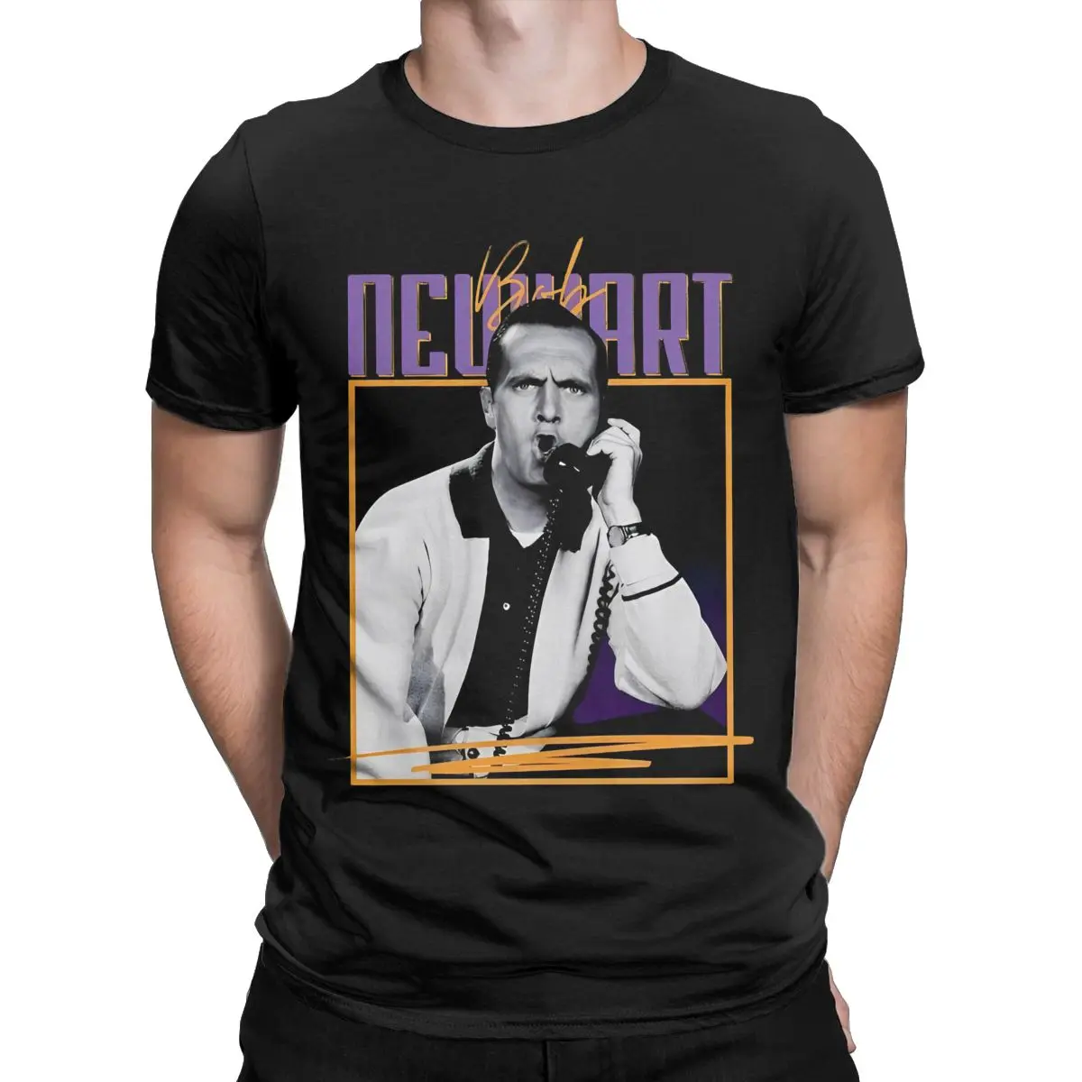 Retro Bob Newhart Comedian Apparel T-Shirt for Men Women Comedy Fumor Humor Cotton Printed Tee