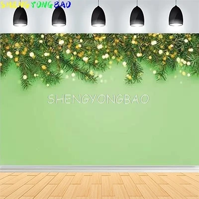 

Christmas Day New Year Party Photography Backdrops Prop Window Living Room Interior Xmas Tree Snow Theme Photo Background GH-33