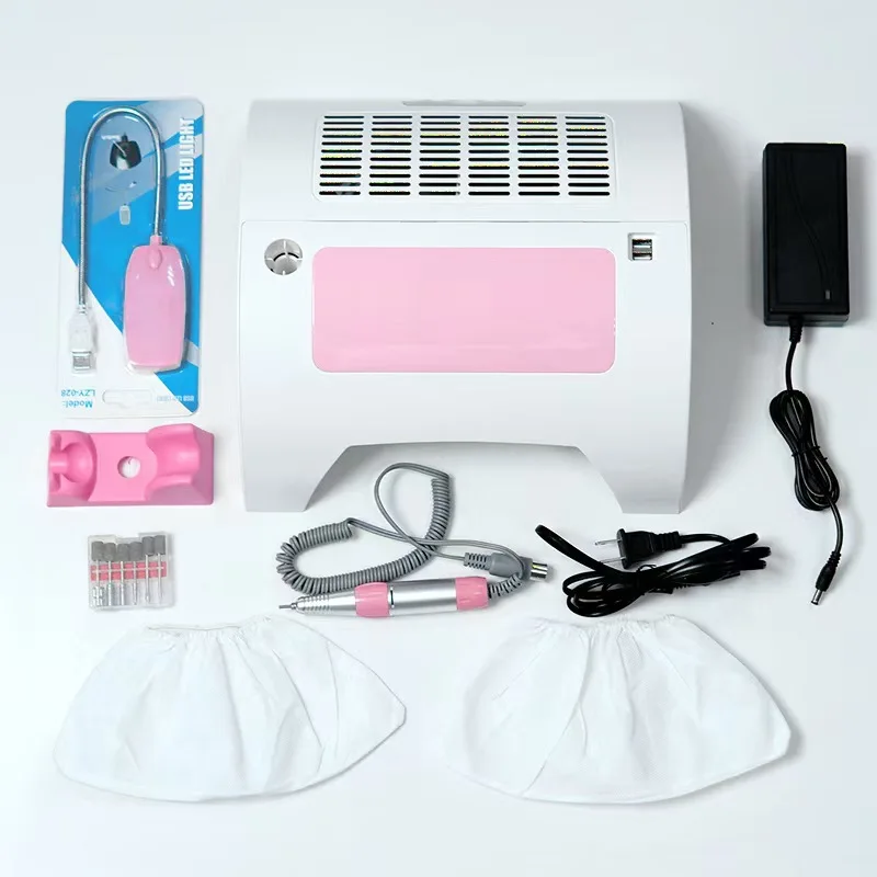 متعددة الوظائف مجفف الأظافر الأشعة فوق البنفسجية آلة مكنسة كهربائية ساندر USB الإضاءة وسادة مسمار العلاج بالضوء آلة أداة إزالة الأظافر