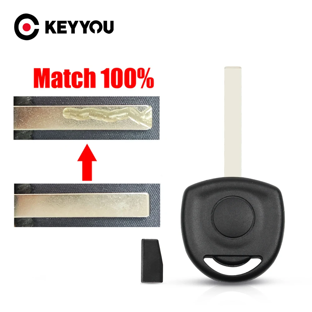 

KEYYOU With Cutting Service For Opel Agila Combo Van Corsa Meriva Chevrolet Cruze Transponder Key Shell Case No / ID46 Chip