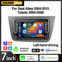 2 Din Android 13 Car Radio LHD For Seat Altea 2004-2015 Toledo 2004-2009 Car Multimedia Player CarPlay GPS Navigation Head Unit