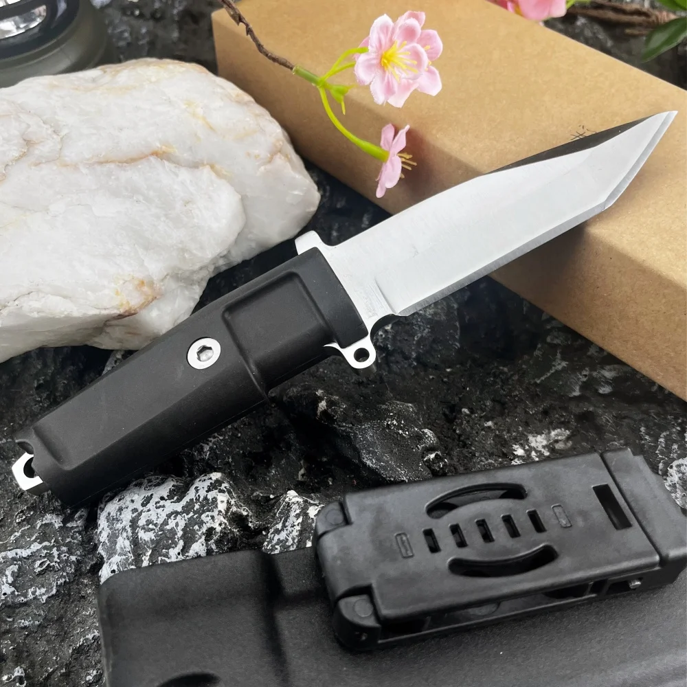 Новый тактический нож с фиксированным лезвием и ножнами, лезвие 5Cr13Mov, инструмент для резки самообороны, кемпинга, нож для выживания на открытом воздухе высокой твердости