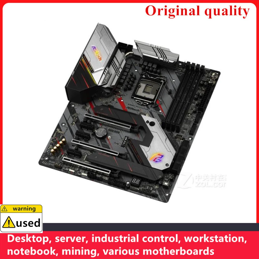 Used For ASROCK Z390 Phantom Gaming 7 Motherboards LGA 1151 DDR4 64GB ATX For Intel Z390 Desktop Mainboard M.2 NVME SATA III