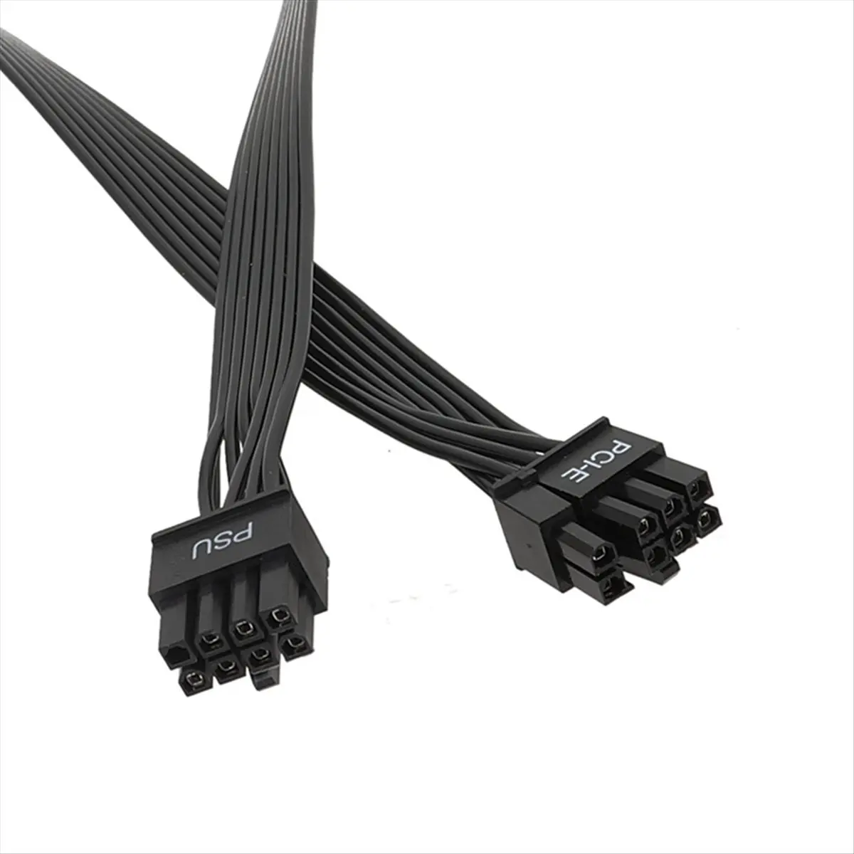 A10I PSU 8 Pin إلى Dual 6+2 Pin PCI-E كابل الطاقة لـ، كابل GPU ذكر إلى ذكر لإمدادات الطاقة المعيارية #1