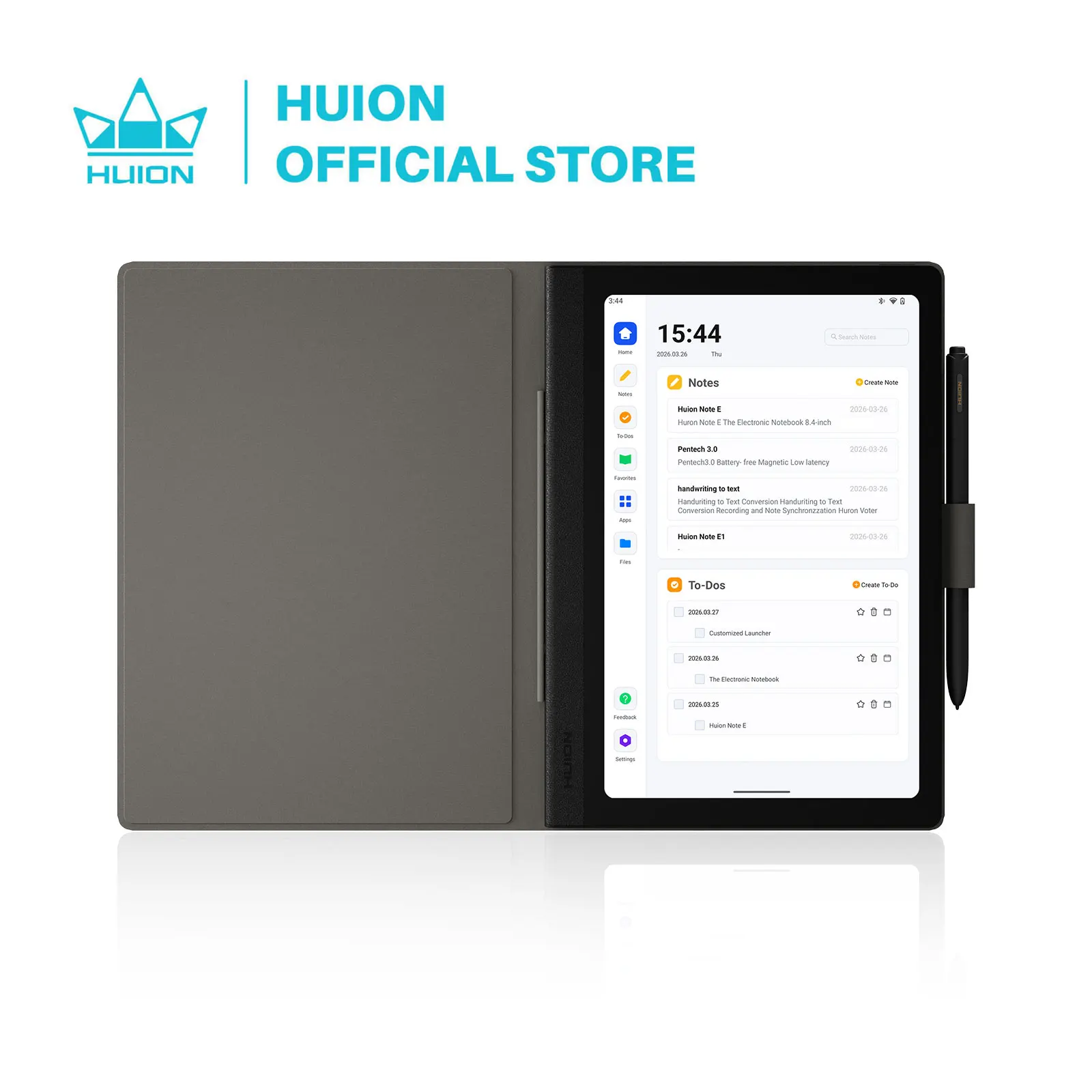 HUION Note E 8.4-inch Android Electronic Notebook HD Eye Care Display Cloud Sync Portable Digital Note& Creative Tool
