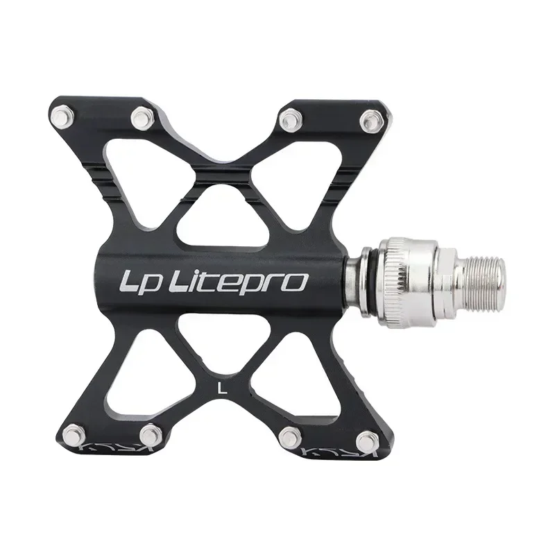 

LITEPRO K5 складной велосипед, быстроразъемная педаль, подшипники из алюминиевого сплава, педали для деталей велосипеда Brompton