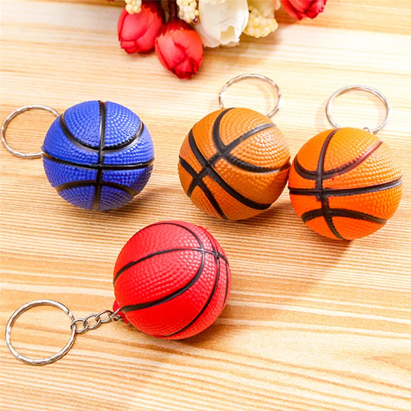 Basketball Key Chain Cute Ball Keyring keychain Jewelry Gifts Creative Random