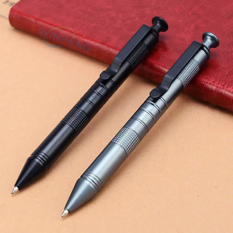 Hoge Kwaliteit Metalen Handtekening Pen Zelfverdediging Tactische Balpen Anti-Slip Schrijfhulpmiddelen Kantoorbenodigdheden Vakantie Cadeau