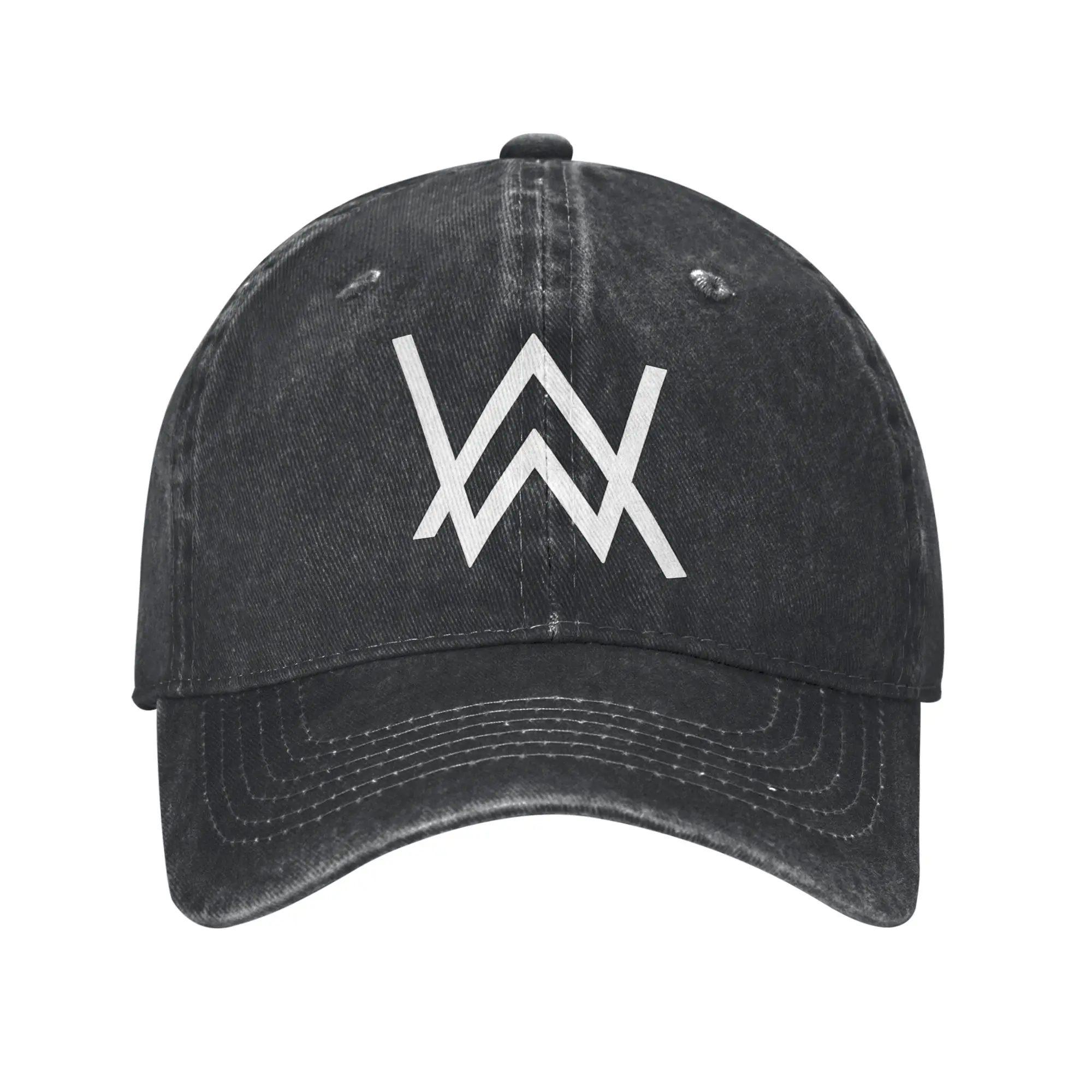 A-Alan Walker Sun Baseball Cap y2k Lustige Paar-Baseballmütze für Damen, gewaschene Trucker-Mütze, Sonnenschutz, Outdoor-Sport, Baseballkappen, Geschenkidee – Detail 2