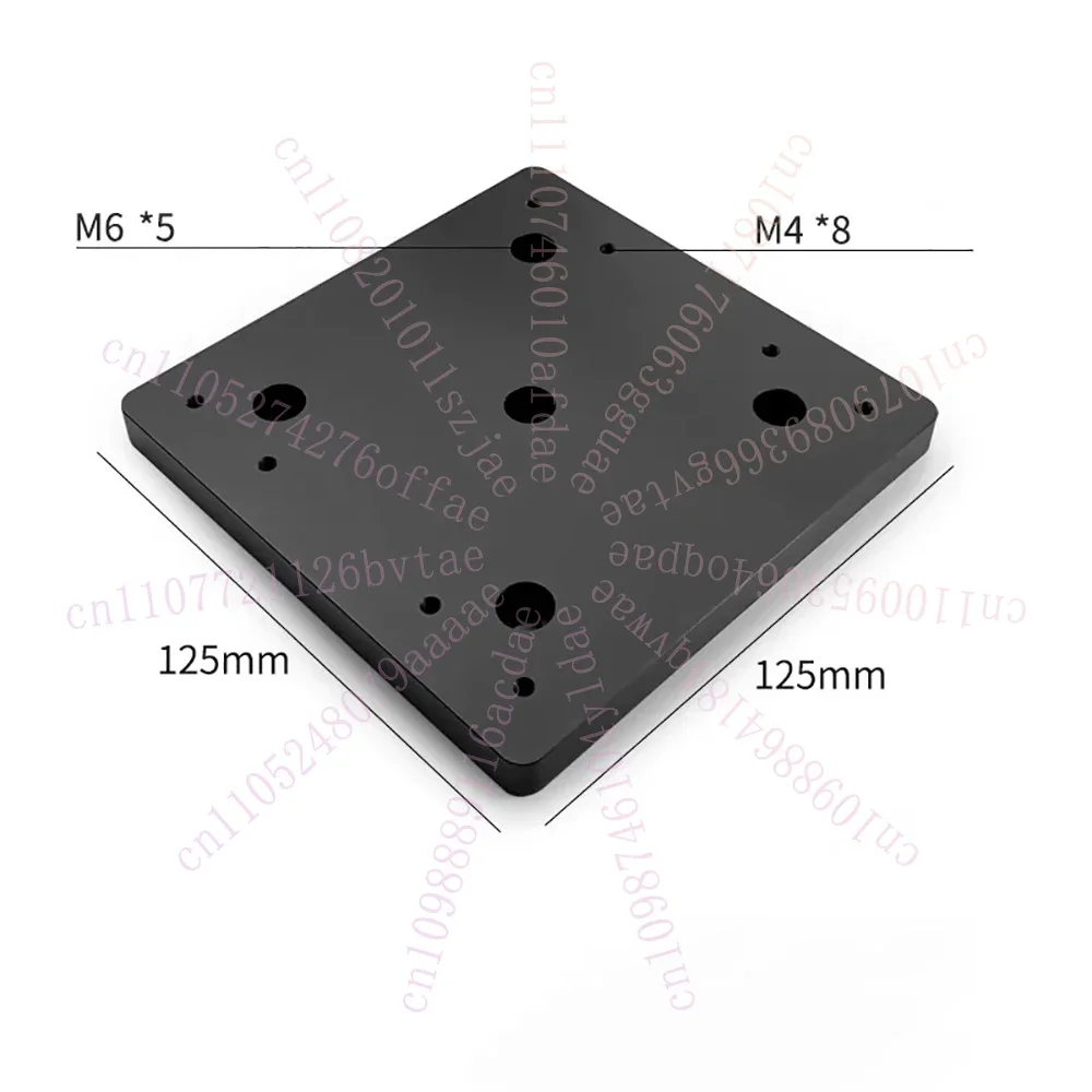 Linear Stage Adapter Plate Optical Breadboard Adapter – 125x125x10mm