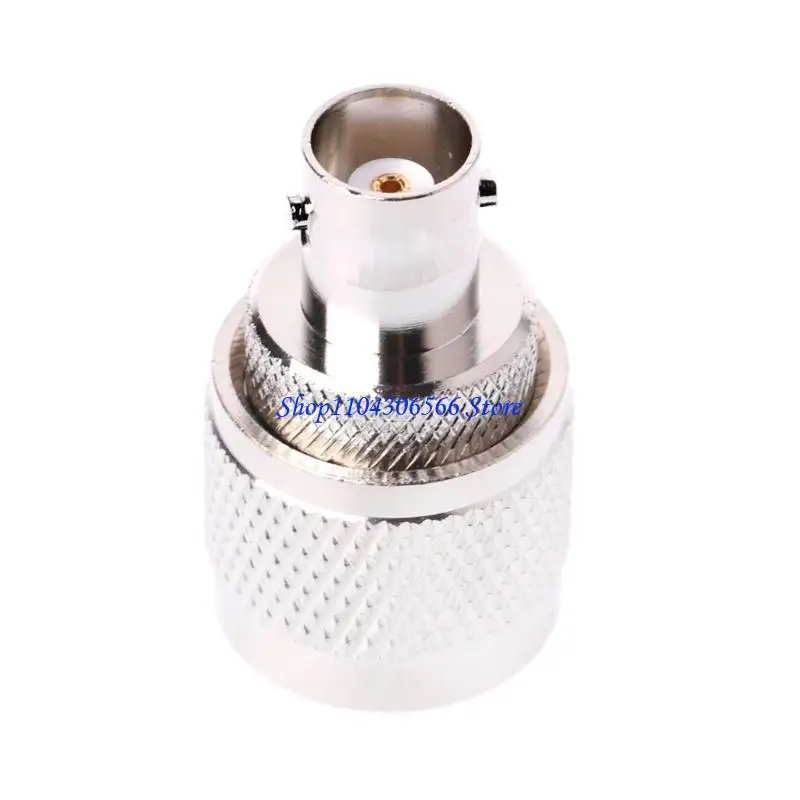 02DD BNC-K Female To UHF-J PL-259 Male Plug Straight RF Coax Adapter Connector