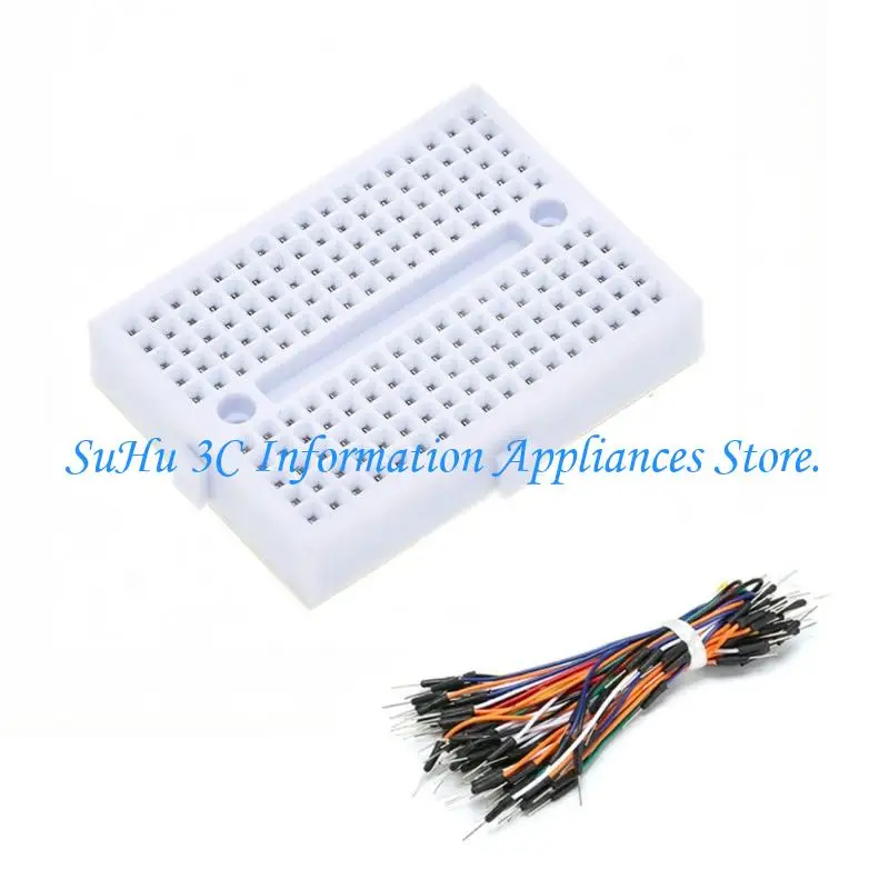  SYB170 Standard 170 Tie Points Solderless Breadboard For Quick Circuit Prototyping With Colorful ABS Housing 35x47mm