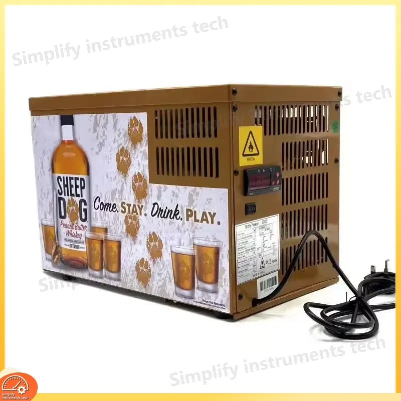 Single Zone Refrigerator 220-240V R600a Fast Injection Cooling System Compact Mini Fridge for Home Office Kitchen