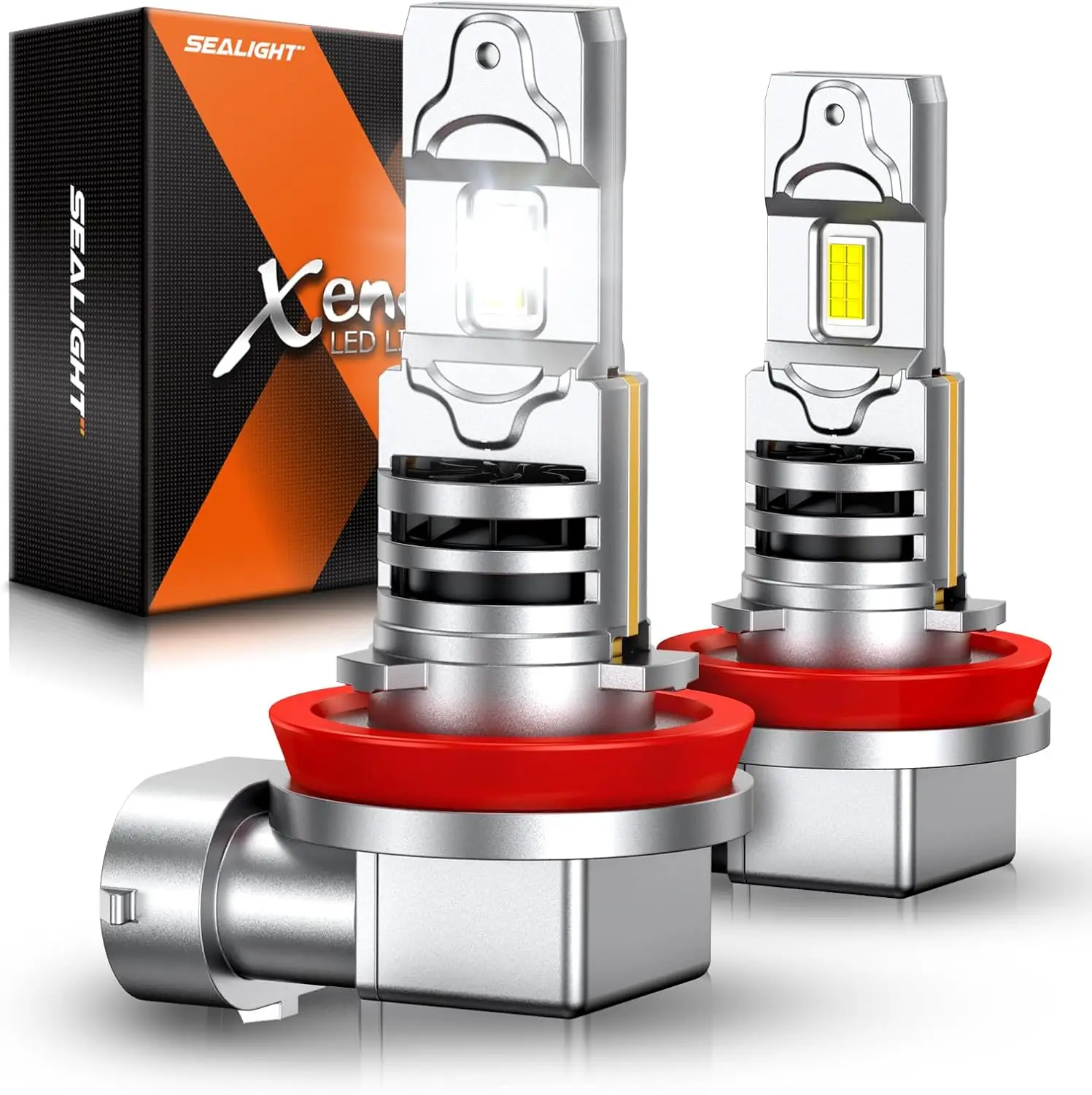 

H11 H16 H8 LED Fog Light Bulb, 40000 Lumens, 1000% Bright, 1:1 Fit for Car ATV/UTV, Pack of 2