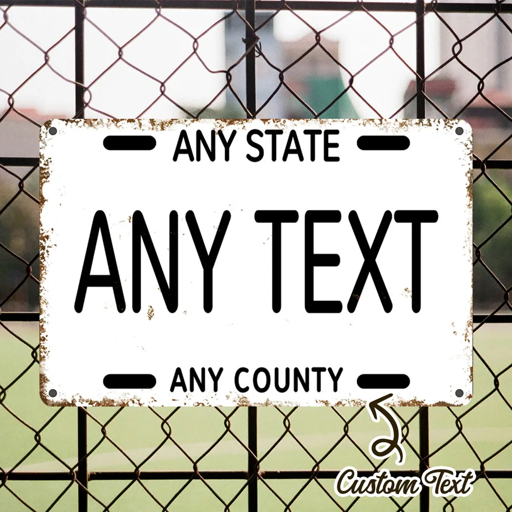 

2D плоский, винтажный стандарт на заказ, текст, металлическая настенная художественная вывеска, легко повесить для наружного декора фермерского дома, бара, идеальное украшение для подарка