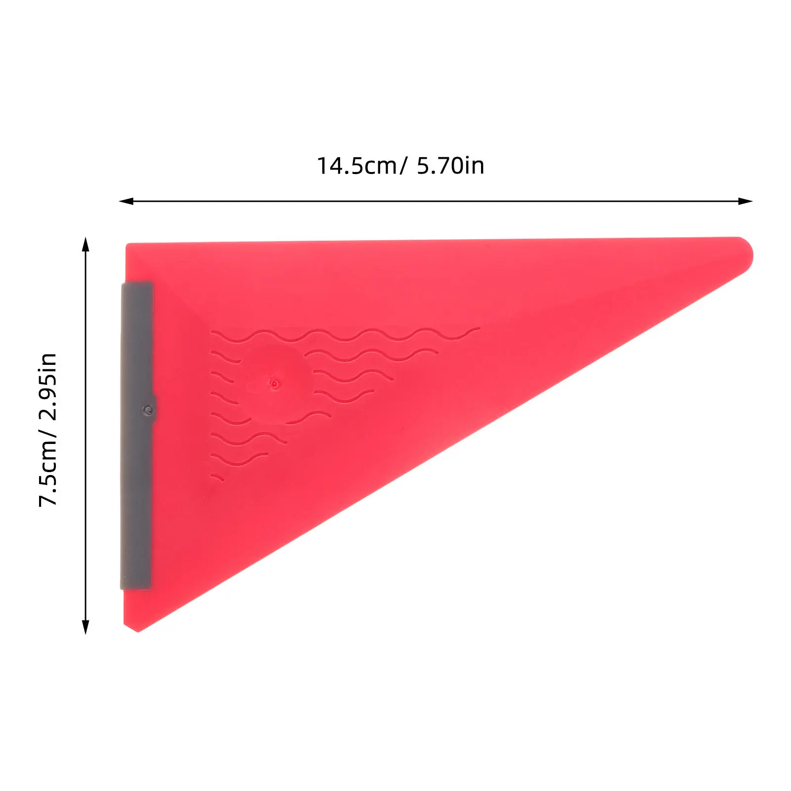 Auto Film Triangle Scraper for Color Changing Vinyl Wrap Removal of Air Bubbles Moisture ABS Non-Scratch Car Film Squeegee Tool